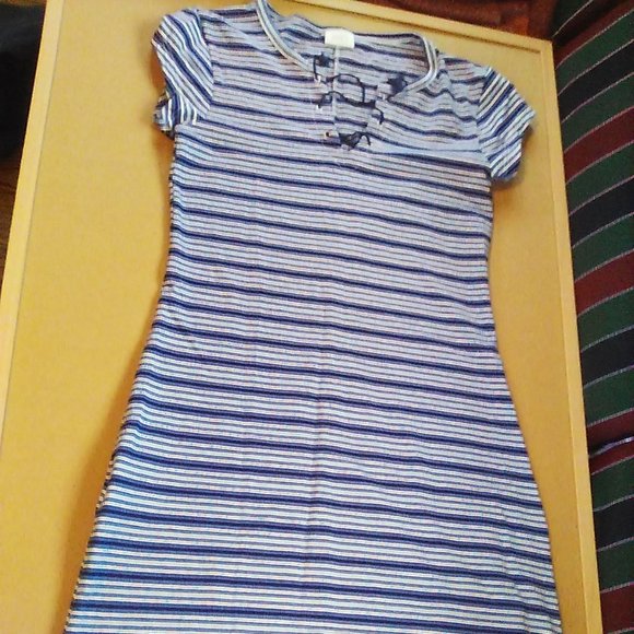 Robe bleue aux genoux - Picture 4 of 4